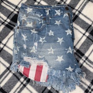 American flag shorts